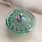 Vintage Iridescent Green Windsor Lidded Dish