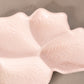 Vintage Jeannette Glass Large Shell Pink Milk Glass Divided Tray
