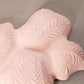 Vintage Jeannette Glass Large Shell Pink Milk Glass Divided Tray