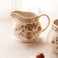 Vintage Johnson Brothers Jamestown Brown Creamer & Sugar Set