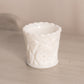 Vintage Kemple Small White Milk Glass Yutec Toothpick Holder