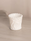 Vintage Kemple Small White Milk Glass Yutec Toothpick Holder