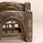 Vintage Kronheimer Oldenbusch Dark Brass Letter Holder with Floral Designs