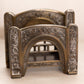 Vintage Kronheimer Oldenbusch Dark Brass Letter Holder with Floral Designs