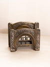 Vintage Kronheimer Oldenbusch Dark Brass Letter Holder with Floral Designs