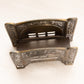 Vintage Kronheimer Oldenbusch Dark Brass Letter Holder with Floral Designs