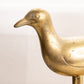 Vintage Large Brass Bird on Post Figurine