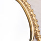 Vintage Large Brass Double Candleholder Ornate Mirror Wall Sconce