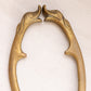 Vintage Large Brass Fire Tongs