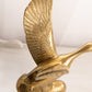 Vintage Large Brass Goose with Wings Open Figurine
