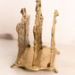 Vintage Large Brass Letter Holder with Lady Design