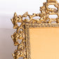 Vintage Large Brass Standing Frame with Ornate Designs