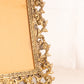 Vintage Large Brass Standing Frame with Ornate Designs