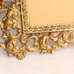 Vintage Large Brass Standing Frame with Ornate Designs