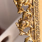 Vintage Large Brass Standing Frame with Ornate Designs