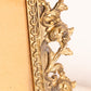 Vintage Large Brass Standing Frame with Ornate Designs