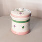 Vintage Large Caleca Italian Belvidere Ceramic Canister