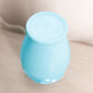 Vintage Large Chalaine Blue Sarah Vase with Ruffle Edge