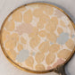 Vintage Large Floral Circular Handheld Mirror