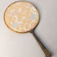 Vintage Large Floral Circular Handheld Mirror