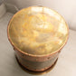 Vintage Large Gold Tone Brass and Copper Handled Bucket