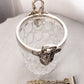 Vintage Large Heavy Crystal Ice Bucket with Face Details