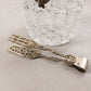 Vintage Large Heavy Crystal Ice Bucket with Face Details