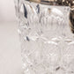 Vintage Large Heavy Crystal Ice Bucket with Face Details