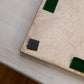 Vintage Large Muted Red and Cream Stone Chess Checker Board