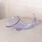 Vintage Large Neodymium Glass Purple Cornucopia