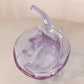 Vintage Large Neodymium Glass Purple Cornucopia