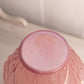 Vintage Large Pink Flashed Glass Poppy Vase