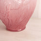Vintage Large Pink Flashed Glass Poppy Vase