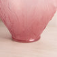 Vintage Large Pink Flashed Glass Poppy Vase