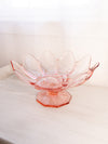 Vintage Large Colonial Pink McKee Glass Compote