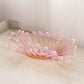 Vintage Large Pink Opalescent Glass Fostoria Heirloom Bowl