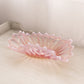 Vintage Large Pink Opalescent Glass Fostoria Heirloom Bowl