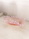 Vintage Large Pink Opalescent Glass Fostoria Heirloom Bowl