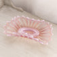 Vintage Large Pink Opalescent Glass Fostoria Heirloom Bowl