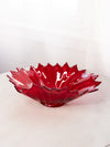 Vintage Large Red Opalescent Glass Fostoria Heirloom Bowl