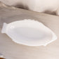 Vintage Large White Glasbake Glass Fish Dish