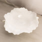 Vintage Large White Milk Glass Paneled Daisy & Button Dish w/ Handles
