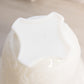 Vintage Large White Milk Glass Vase or Planter with Fancy Designs