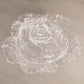 Vintage LE Smith Clear Glass Cabbage Leaf Lidded Dish