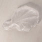 Vintage LE Smith Clear Glass Handled Leaf Dish