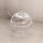 Vintage LE Smith Clear Glass Pumpkin Lidded Dish