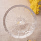 Vintage LE Smith Clear Glass Pumpkin Lidded Dish