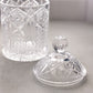 Vintage LE Smith Clear Glass Lidded Jar with Finial