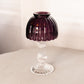 Vintage LE Smith Fairy Lamp with Dark Purple Shade & Clear Base