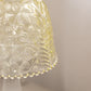 Vintage LE Smith Glass Yellow Fairy Lamp Candle Holder with Clear Base